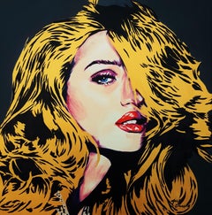 Rosie Huntington-Whiteley Icon IV /// Contemporary Pop Art Fashion Model Art