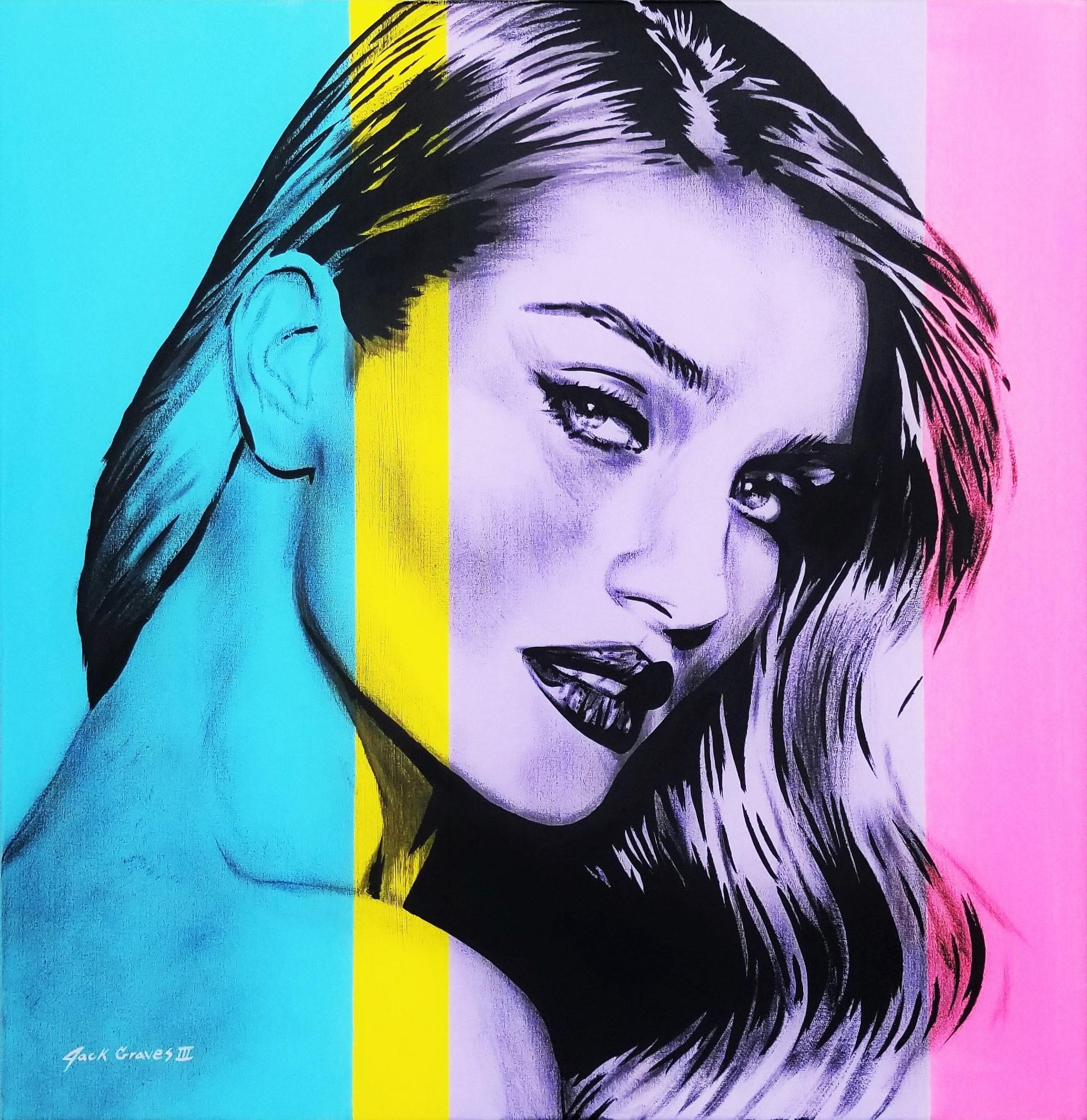 Rosie Huntington-Whiteley Icon V /// Contemporary Pop Street Art Schauspielerin Model