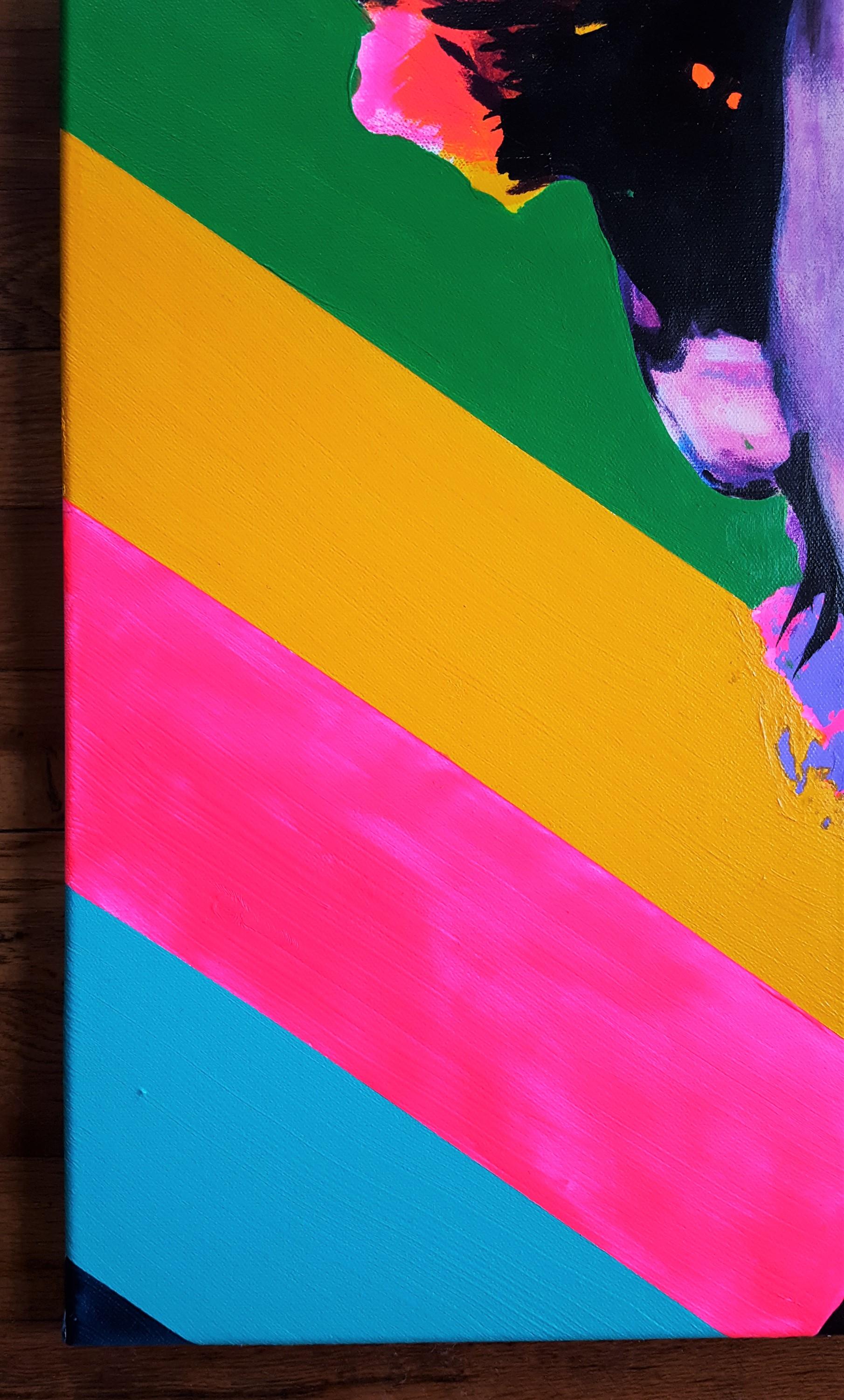 Sophia Loren Icon II - Painting by Jack Graves III