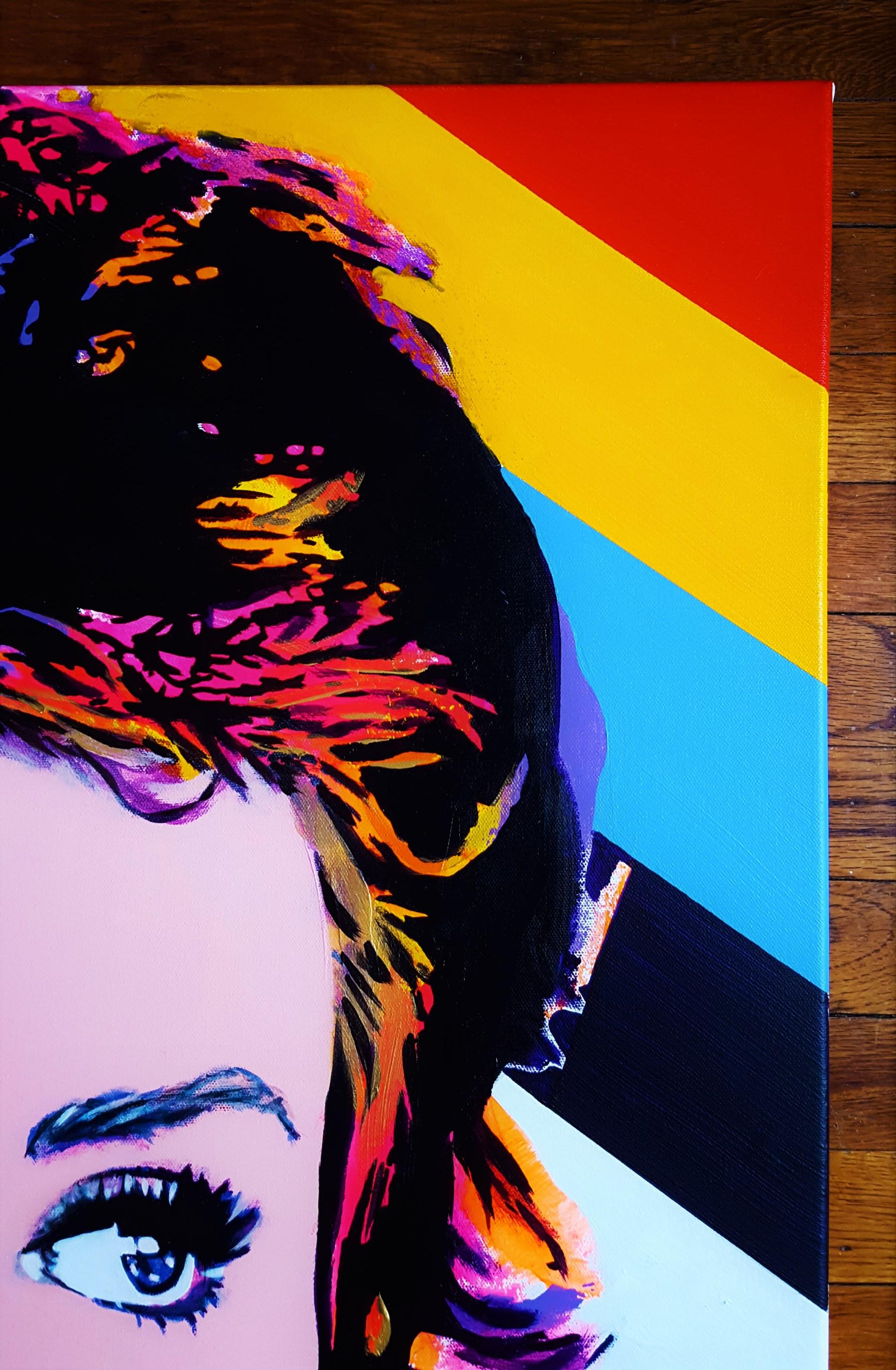 Sophia Loren Icon II - Contemporary Painting by Jack Graves III