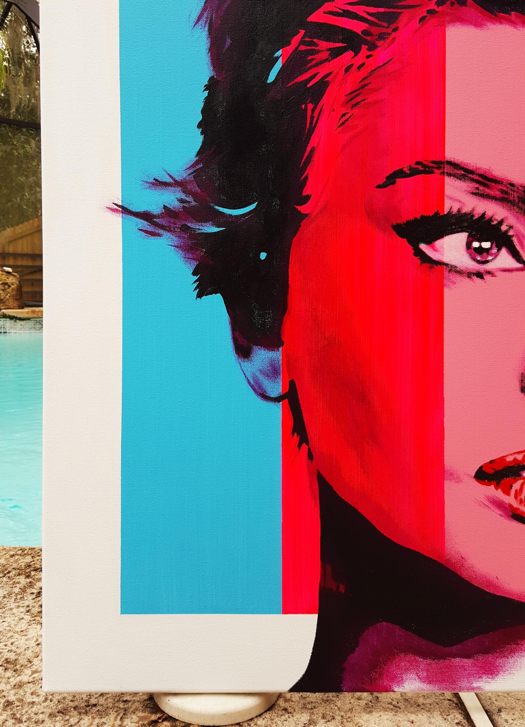 Sophia Loren Icon IV - Painting by Jack Graves III