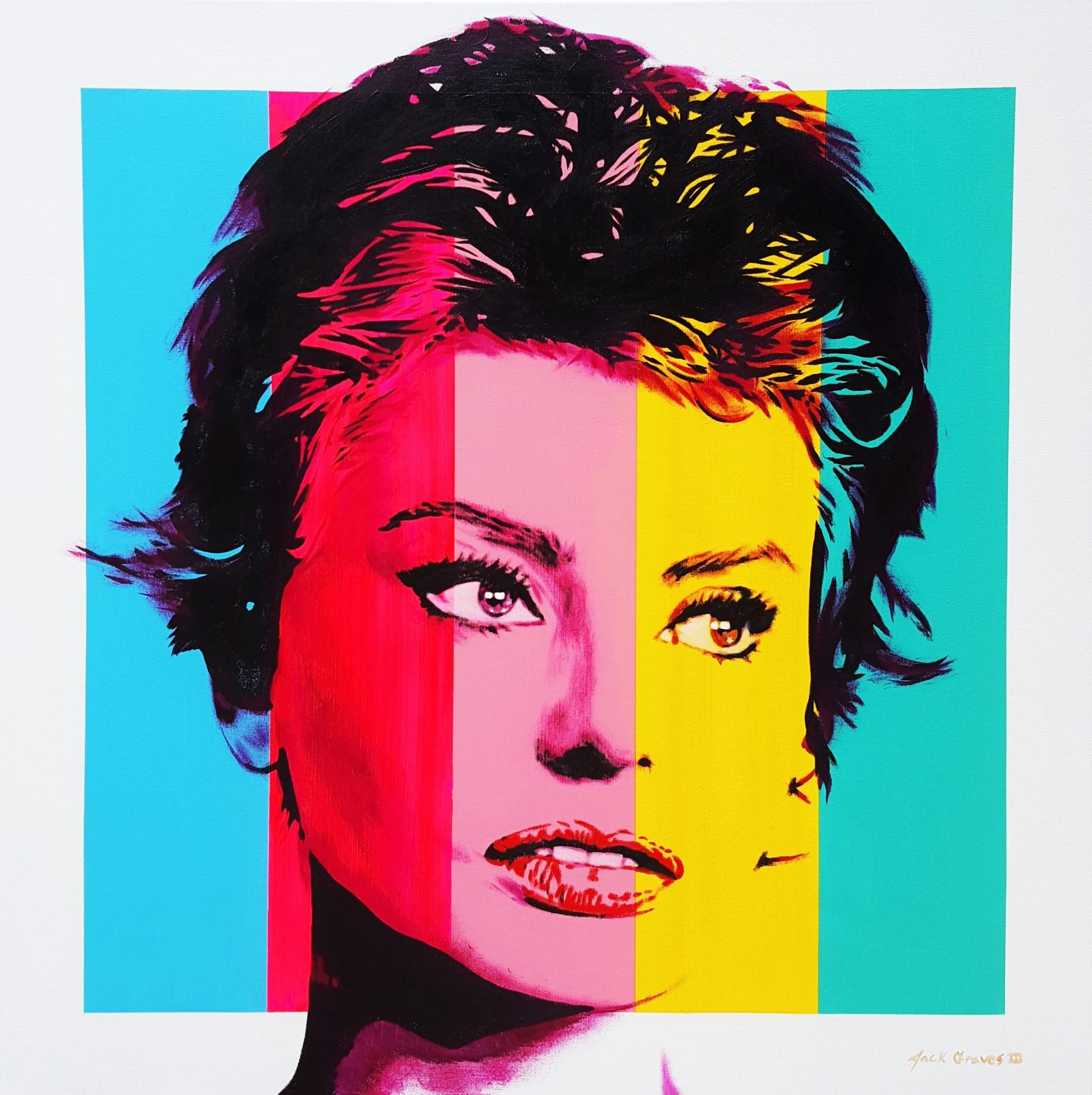 Jack Graves III Portrait Painting - Sophia Loren Icon IV