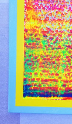 Spring Wildflowers Field /// Contemporary Abstract Expressionist Colorful Art