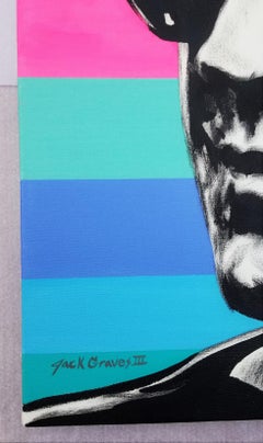 Steve McQueen Icon III /// Contemporary Pop Street Art Portrait Actor Sunglasses