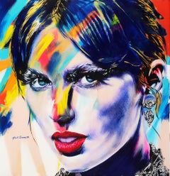 Taylor Swift Icon /// Contemporary Street Pop Art Musician Singer Portrait
