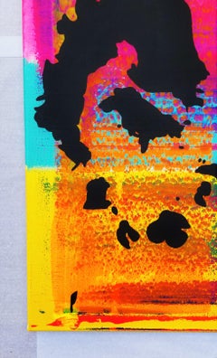 La Fuente /// Pintura Contemporánea Expresionista Abstracta Colorista Moderna