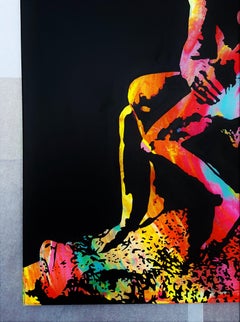 The Kiss Icon (Auguste Rodin) /// Contemporary Painting Classics Romantic Paris