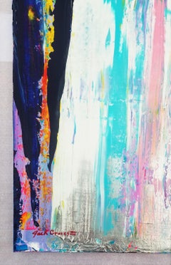 The Procession /// Contemporary Abstract Expressionist Surrealism Painting