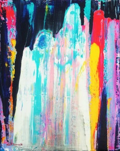 The Procession /// Contemporary Abstract Expressionist Surrealism Malerei