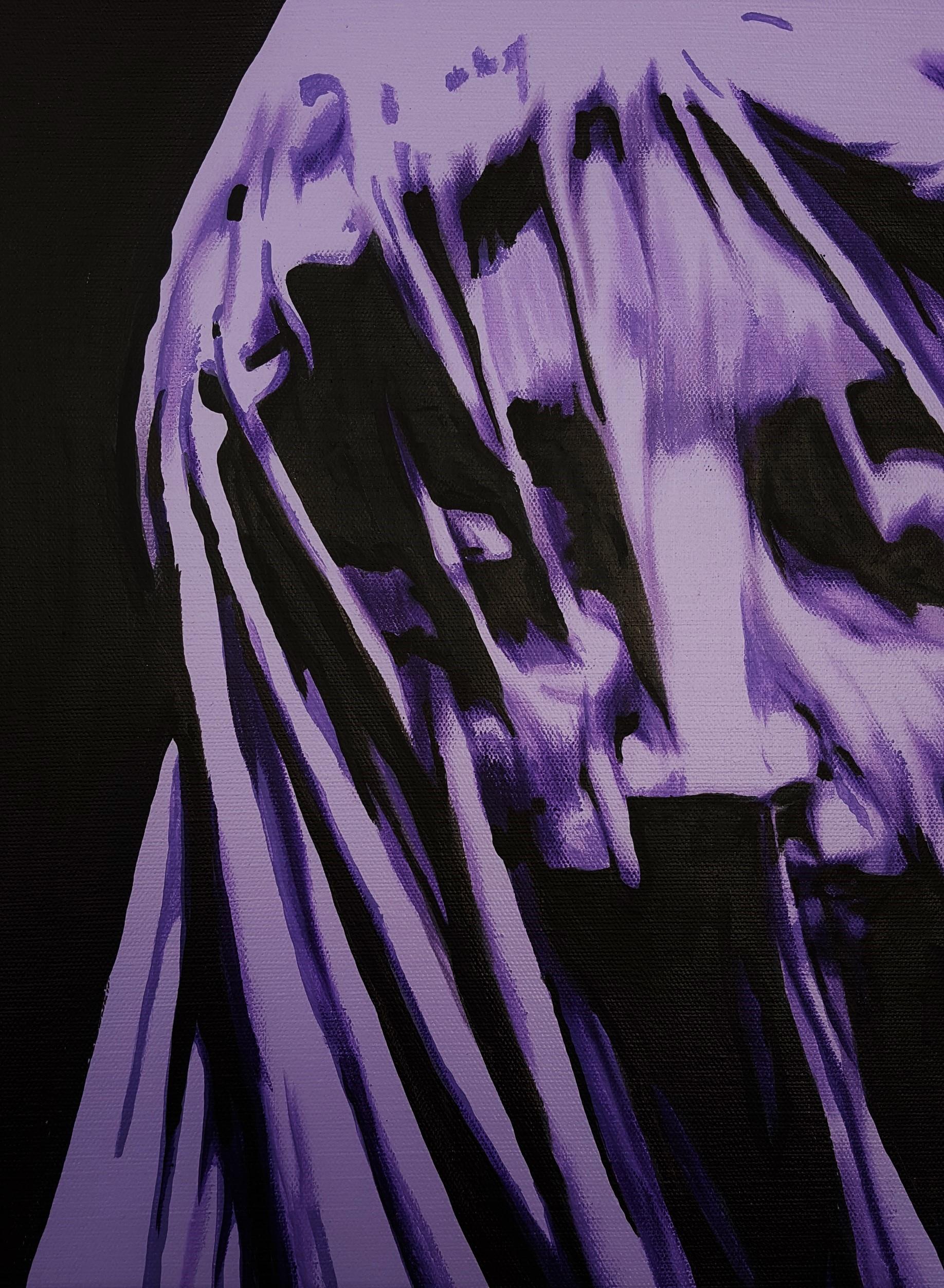 The Veiled Virgin Icon (Giovanni Strazza) - Contemporary Painting by Jack Graves III