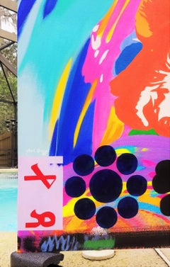 Toto's Shangri La Supreme /// Contemporary Street Pop Art Painting Marilyn Large