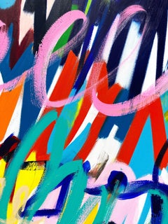 Campo di tulipani /// Jack Graves Pittura contemporanea di colore espressionista astratto