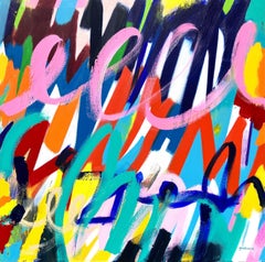 Tulpenfeld /// Jack Graves Zeitgenössische abstrakte expressionistische Farbmalerei