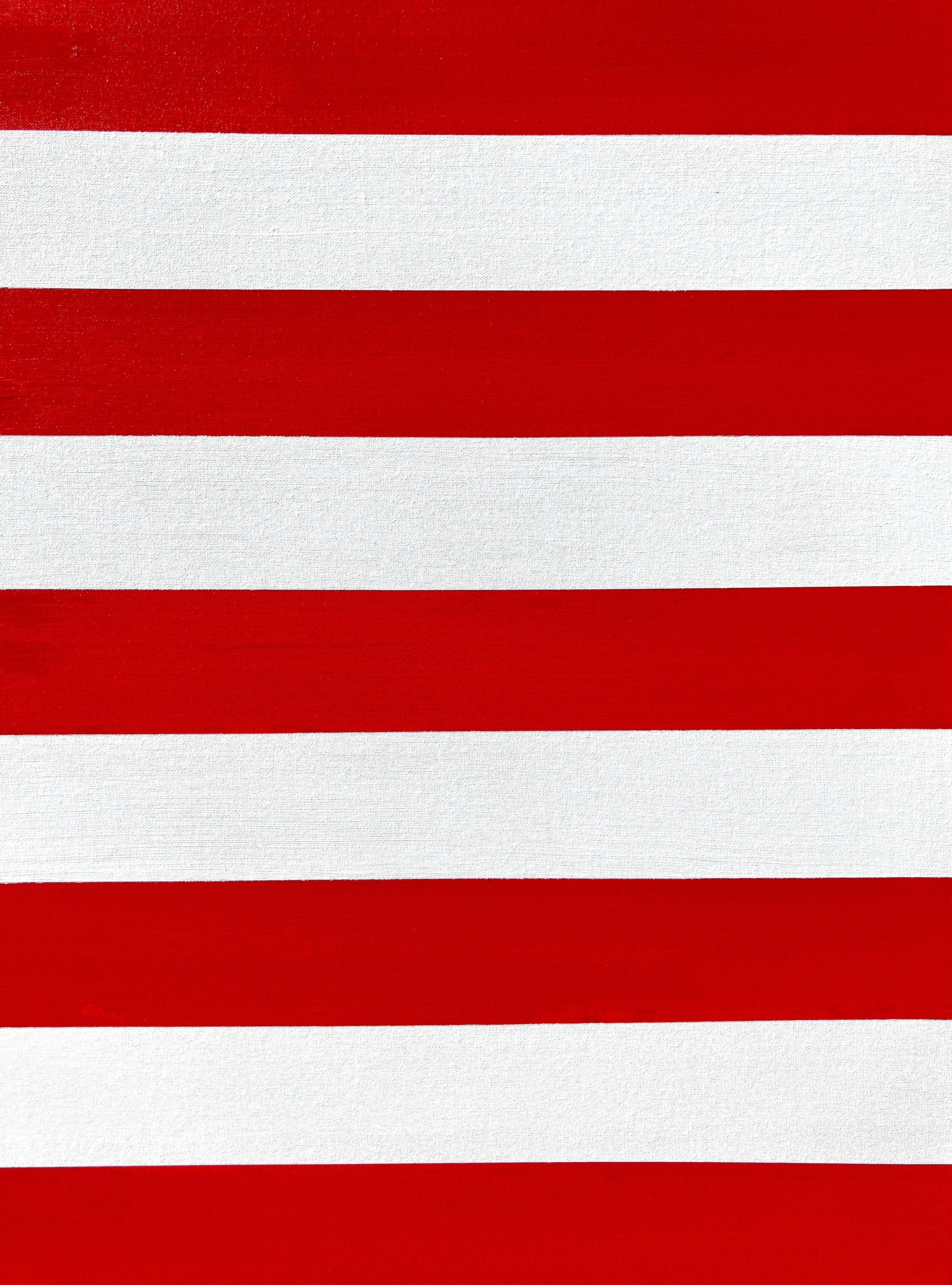 Drapeau américain IV /// Contemporary Pop Art United States of America Stars and Stripes - Contemporain Painting par Jack Graves III