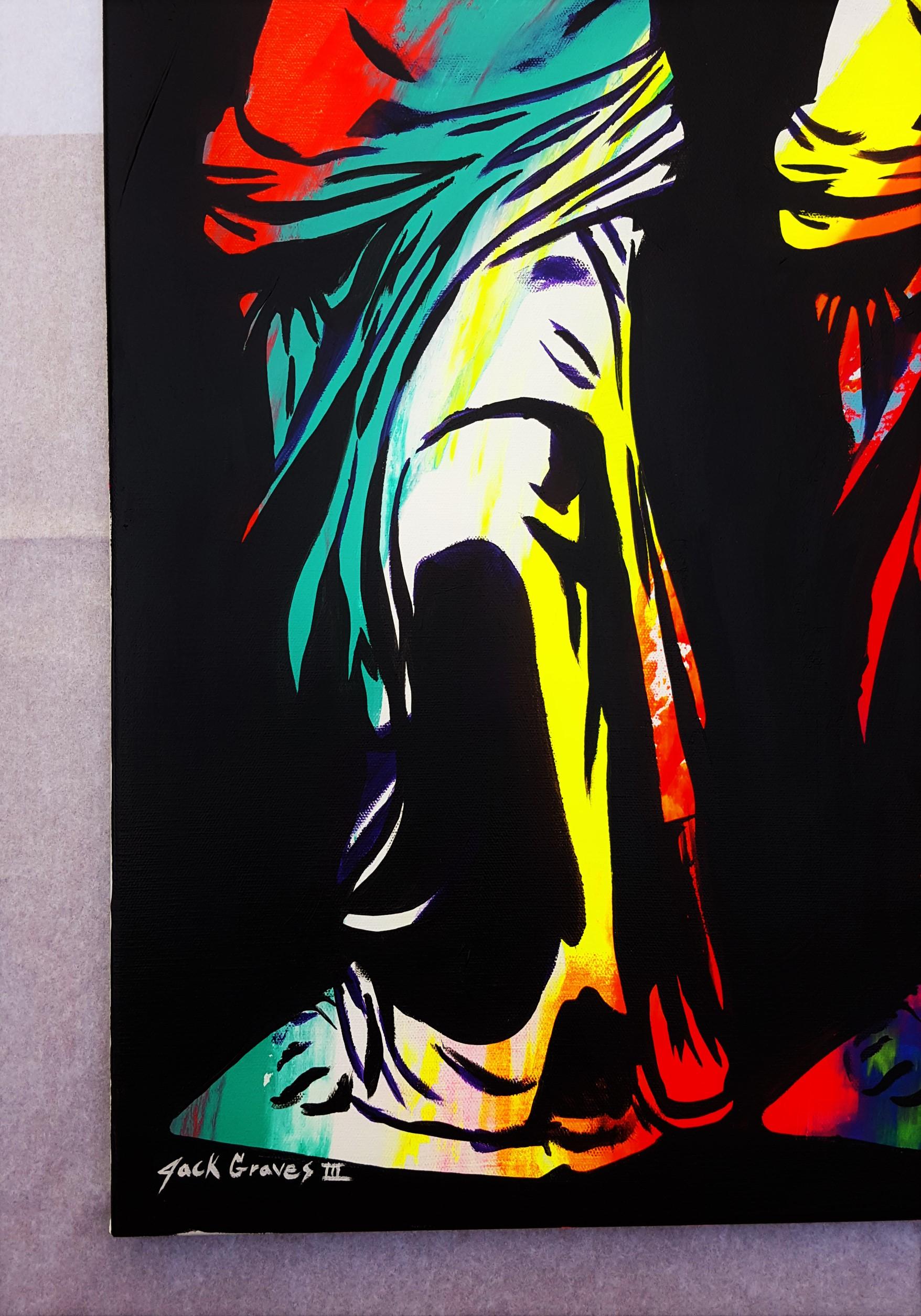 Venus de Milo x3 Icon II - Painting by Jack Graves III