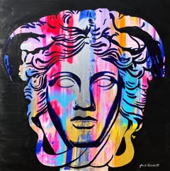 Versace (Medusa) V /// Jack Graves Mitología griega Moda italiana de lujo Pintura