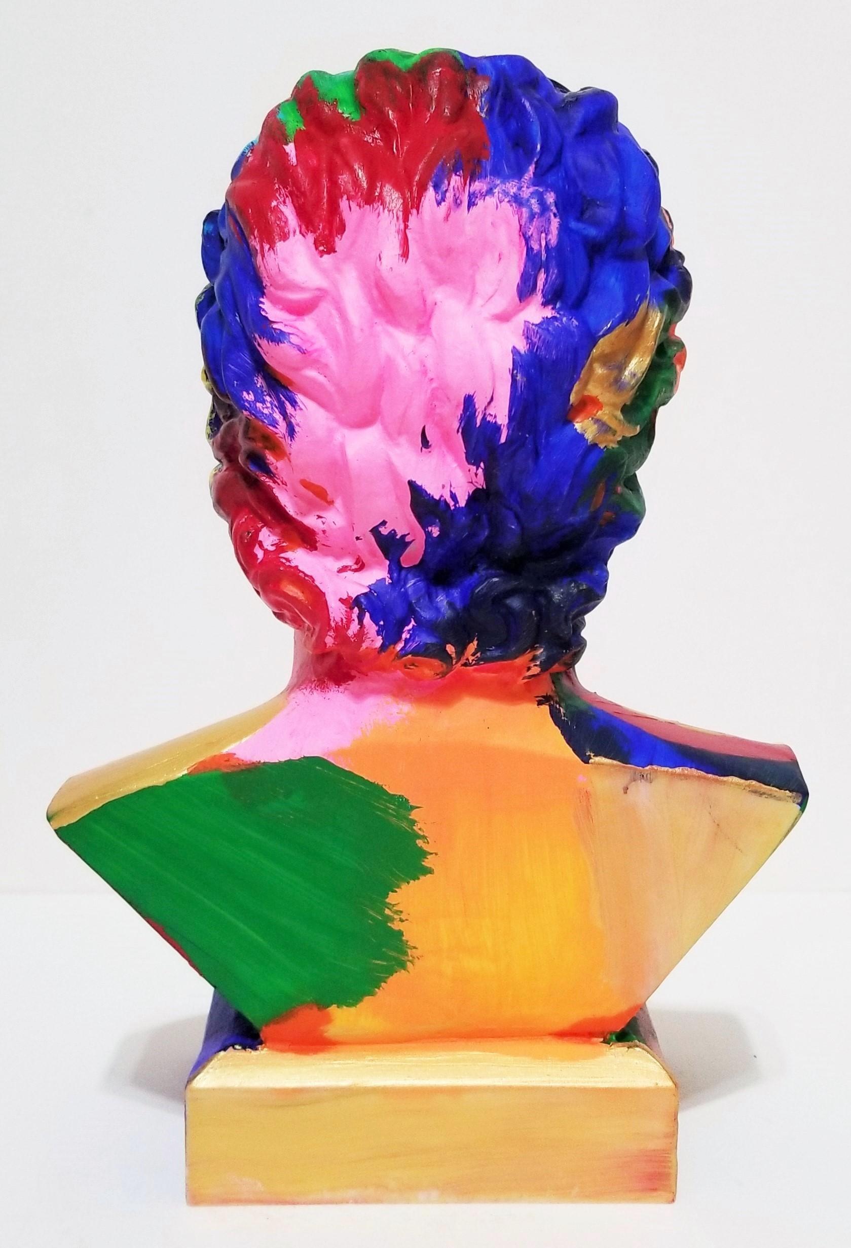 Alexander the Great Sculpture II /// Contemporary Street Pop Art Joker Bust Head For Sale 2