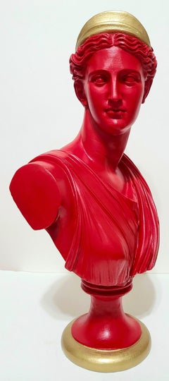 Artemis Bust /// Jack Graves Greek Mythology Goddess Painting Sculpture Classics
