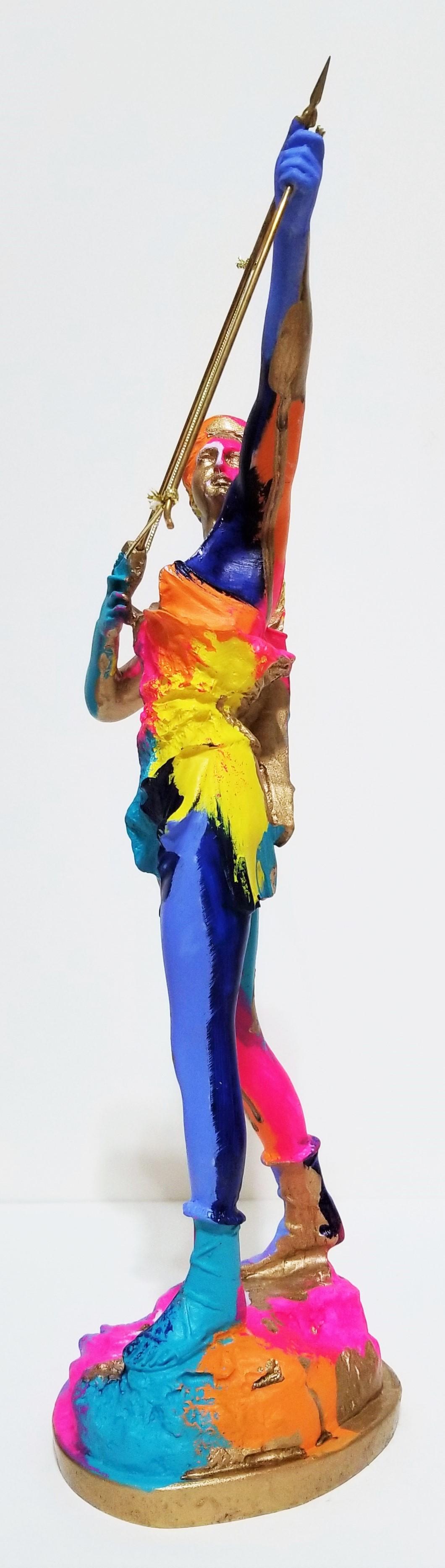 Sculpture Diana II /// Contemporary Pop Street Art Hunt Figurative Bow and Arrow en vente 3