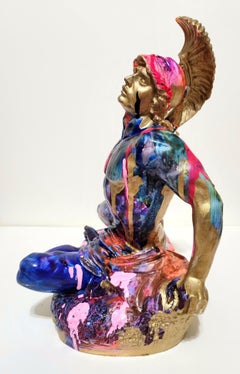 Dying Achilles /// Jack Graves Greek Mythology Painting Sculpture Iliad Warrior
