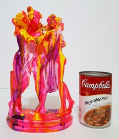 Escultura de las Tres Gracias (Antonio Canova) /// Clásicos Contemporáneos Coloridos