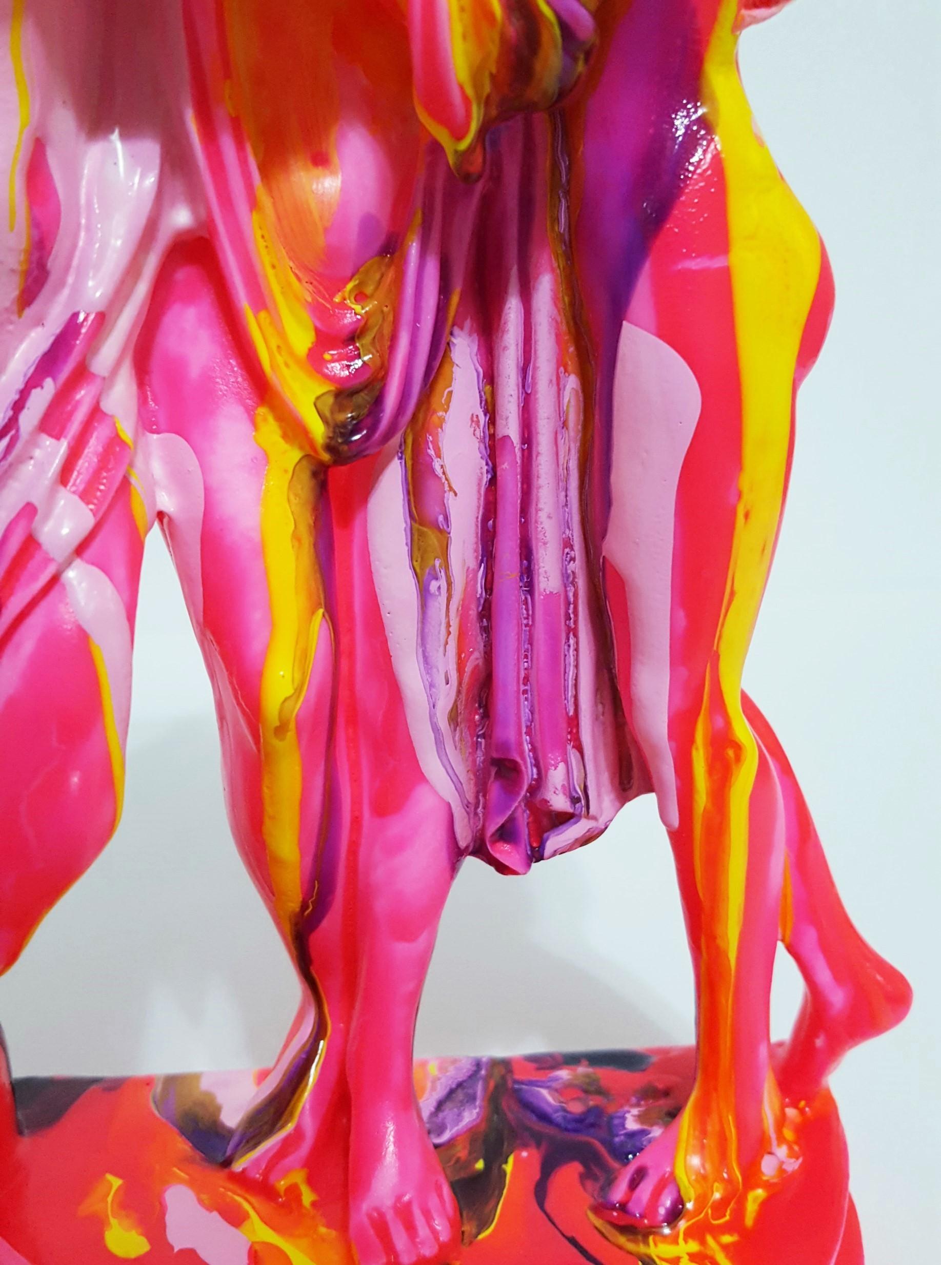 The Three Graces Sculpture (Antonio Canova) /// Contemporary Classics Farbenfroh  im Angebot 8