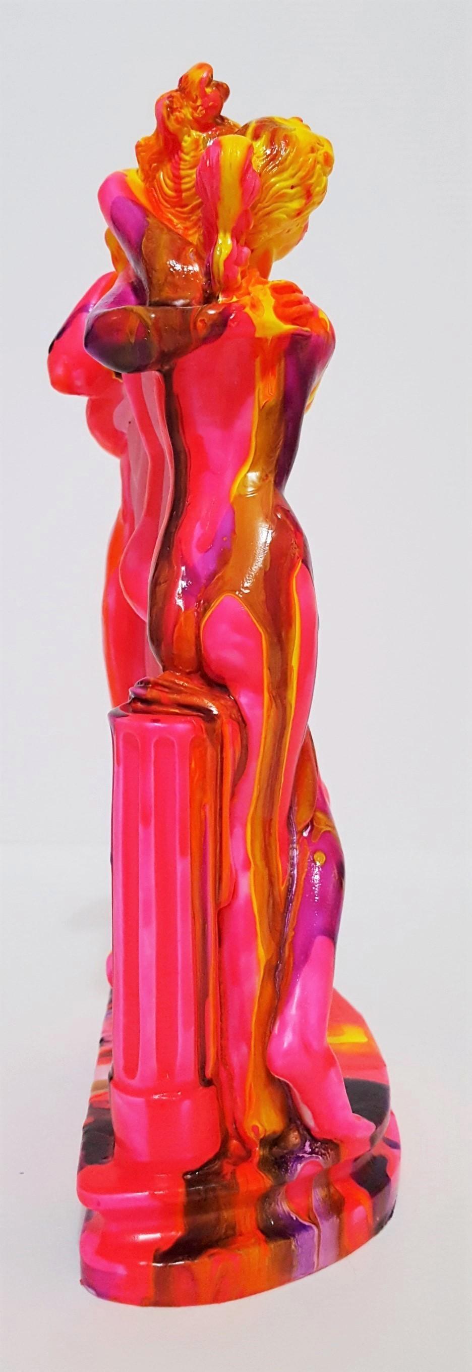 The Three Graces Sculpture (Antonio Canova) /// Contemporary Classics Farbenfroh  im Angebot 1