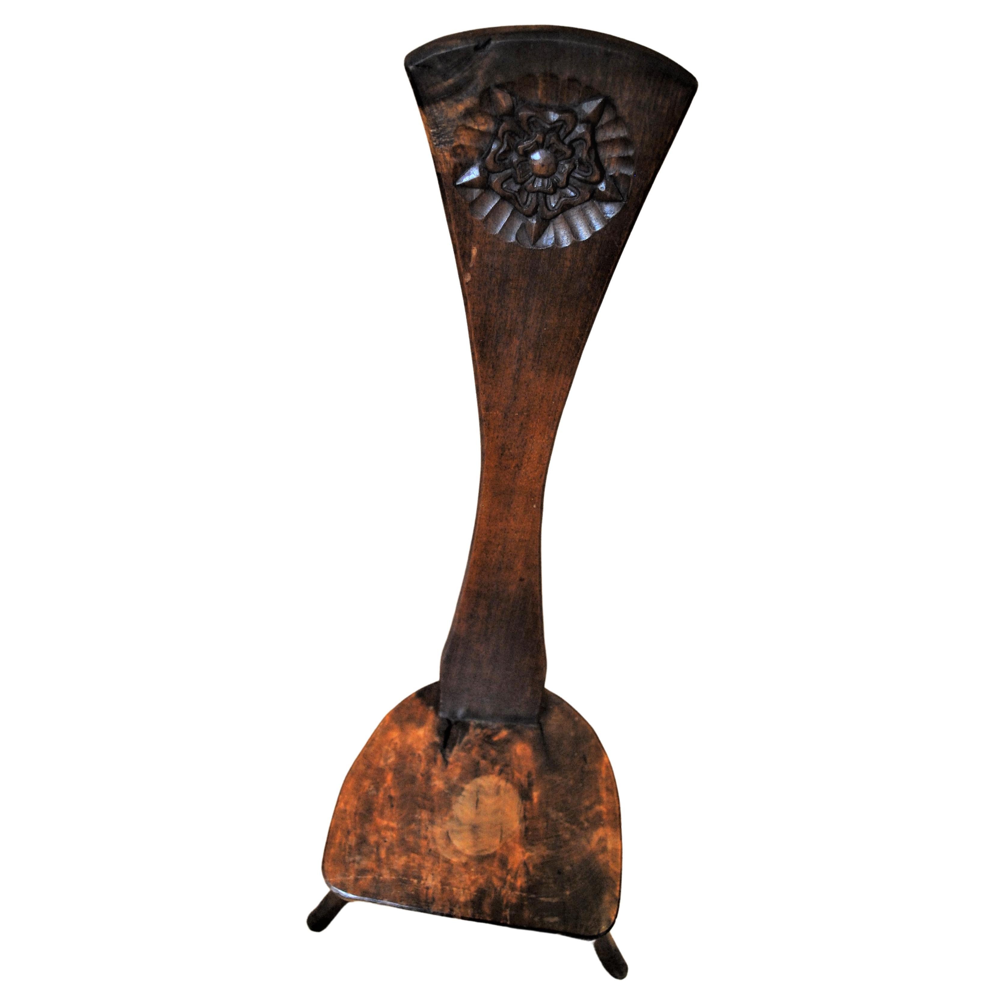 Jack Grimble Spinning Stool with Tudor Rose For Sale