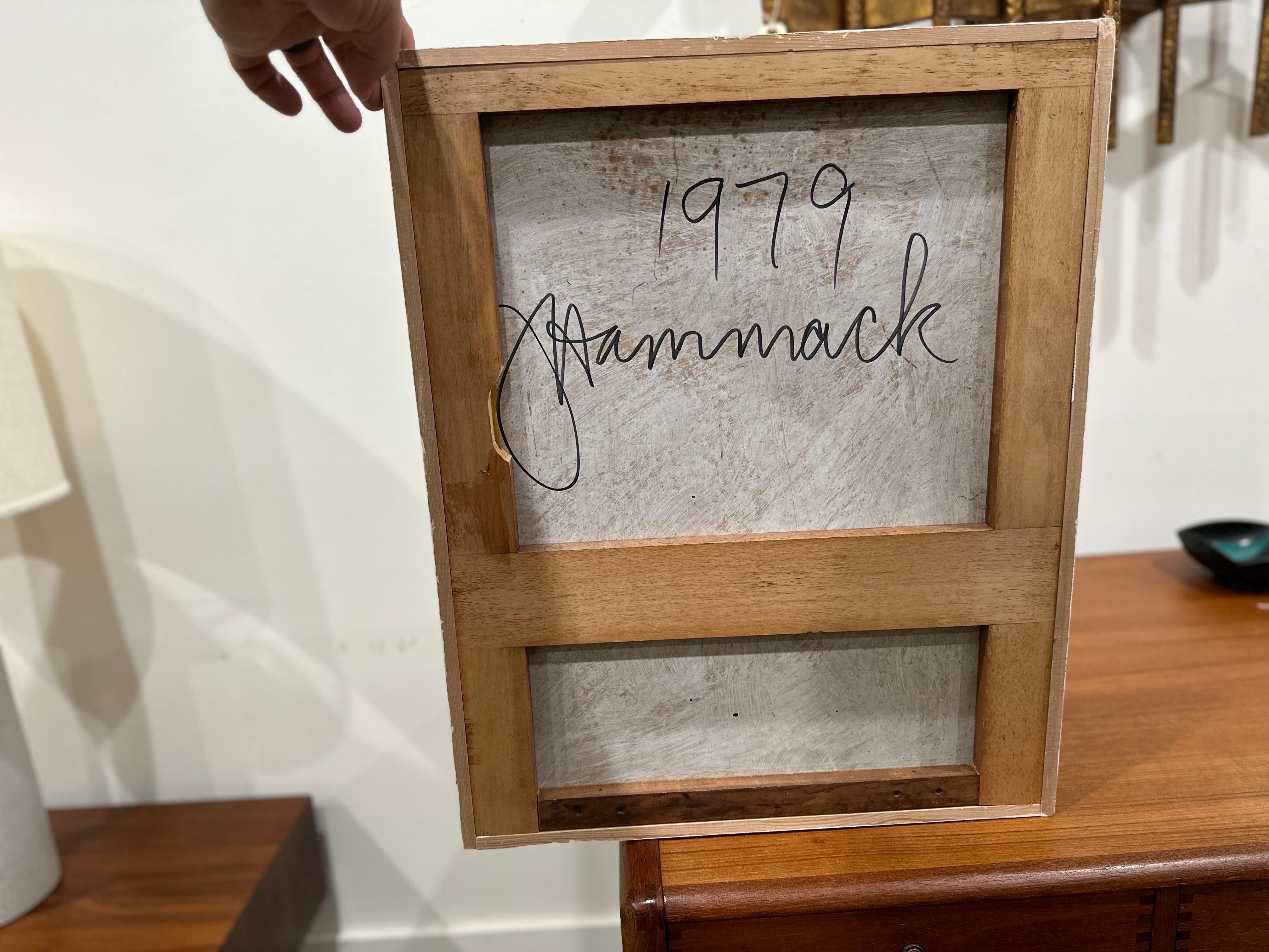 Jack Hammack Original – Neo-expressionistisches Ölgemälde auf Karton – Abstraktes Gemälde im Zustand „Gut“ im Angebot in Decatur, GA