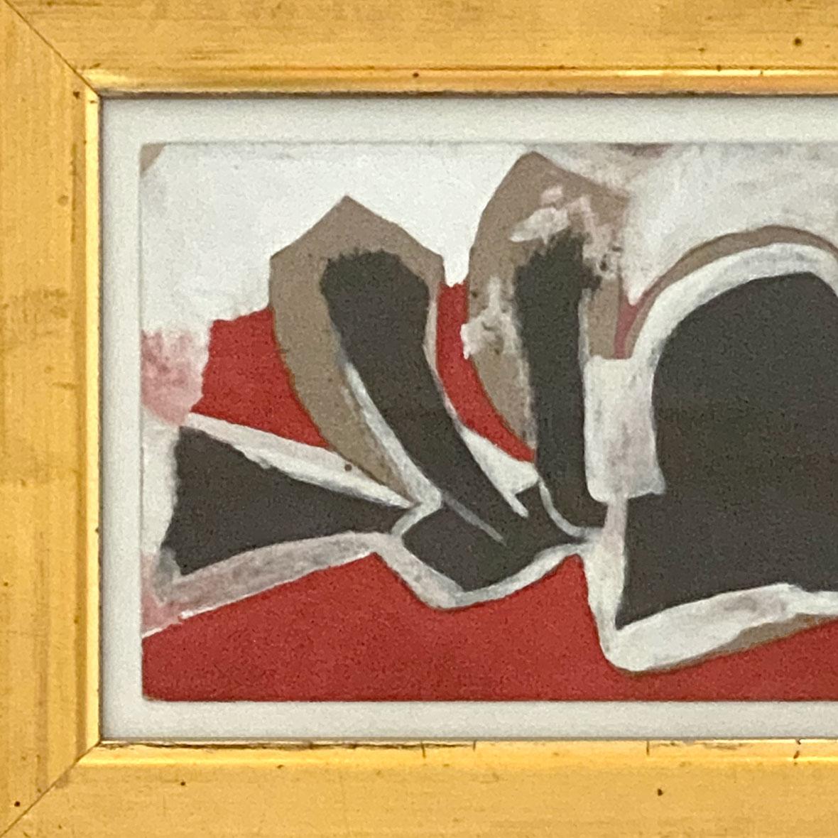 Abstraktes Gemälde der Moderne auf 8-Ply Rag-Papier von Jack Hammack im Angebot 1