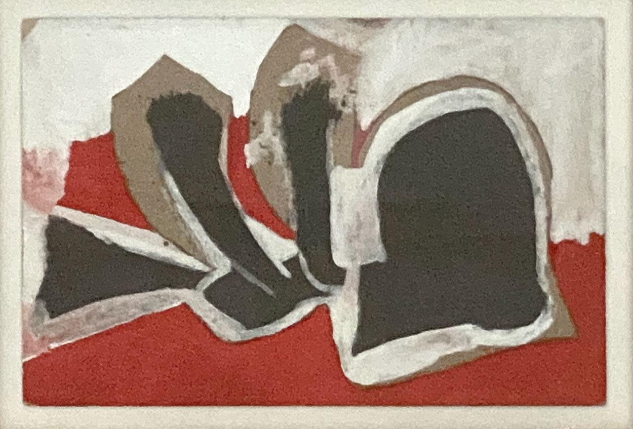 Abstraktes Gemälde der Moderne auf 8-Ply Rag-Papier von Jack Hammack im Angebot 2