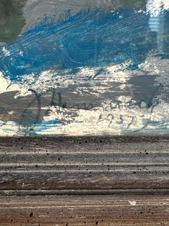 Tischstillleben Abstrakte Malerei aus der Mitte des Jahrhunderts