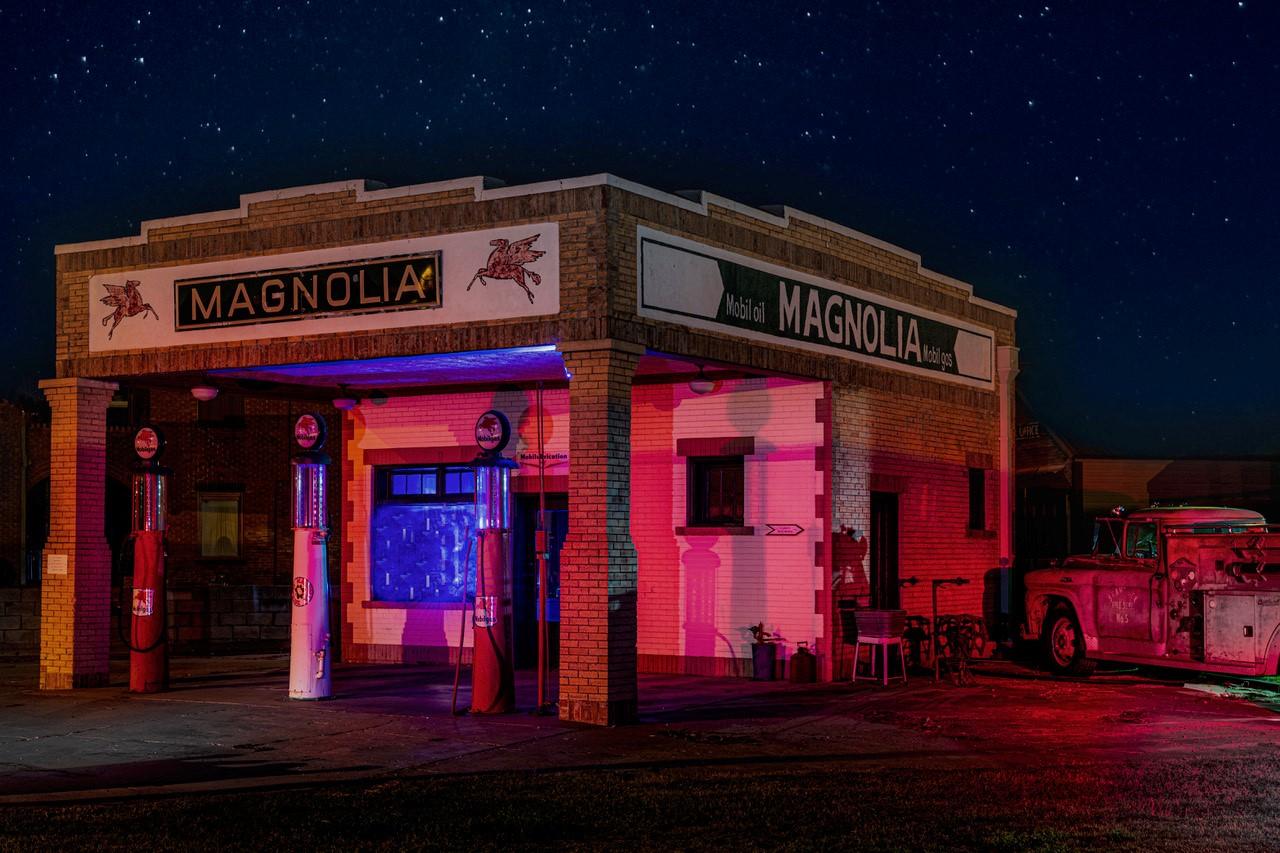 Magnolia Station - Photograph by Jack Hayhow 