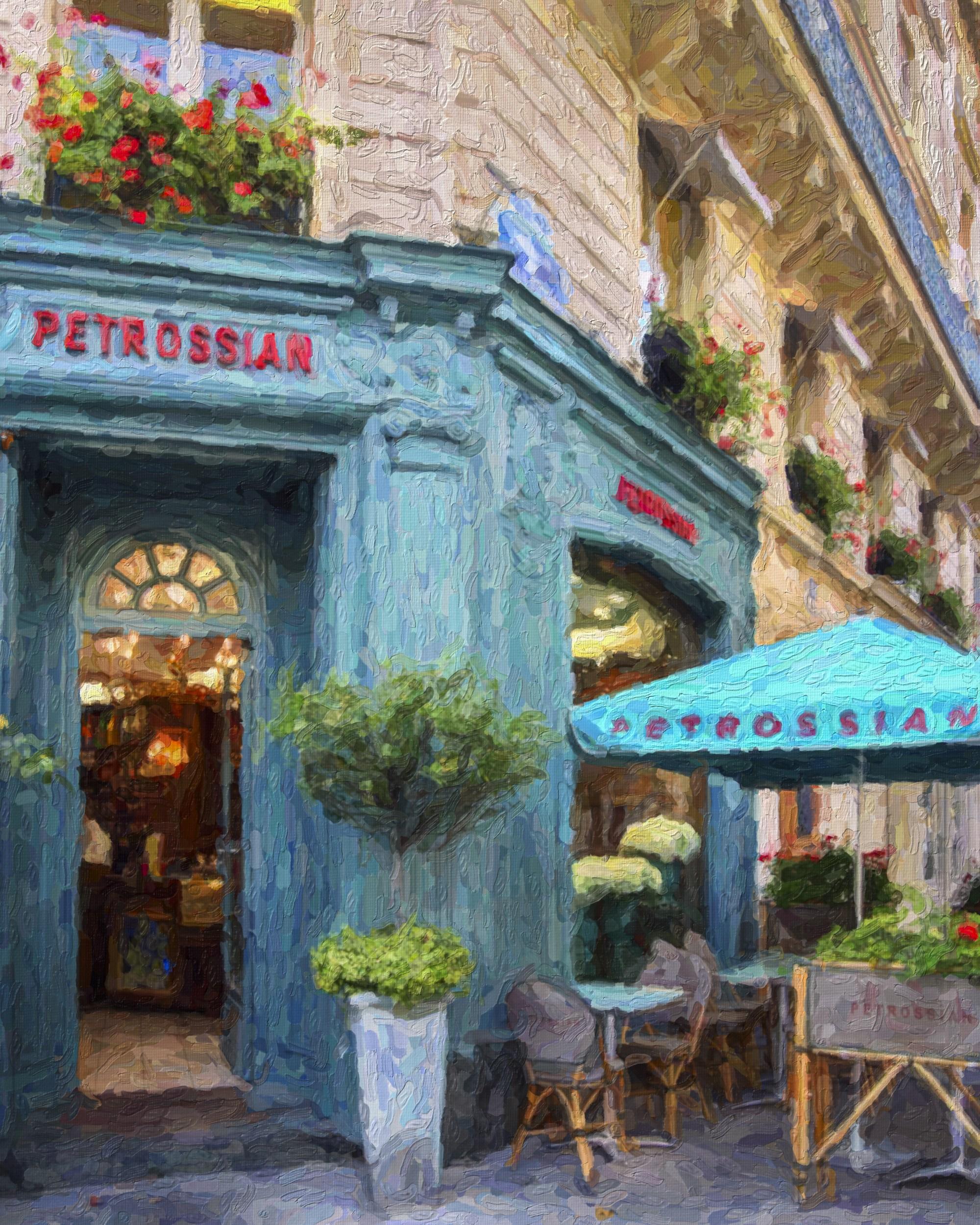 Jack Hayhow  Landscape Photograph - Petrossian Cafe Paris