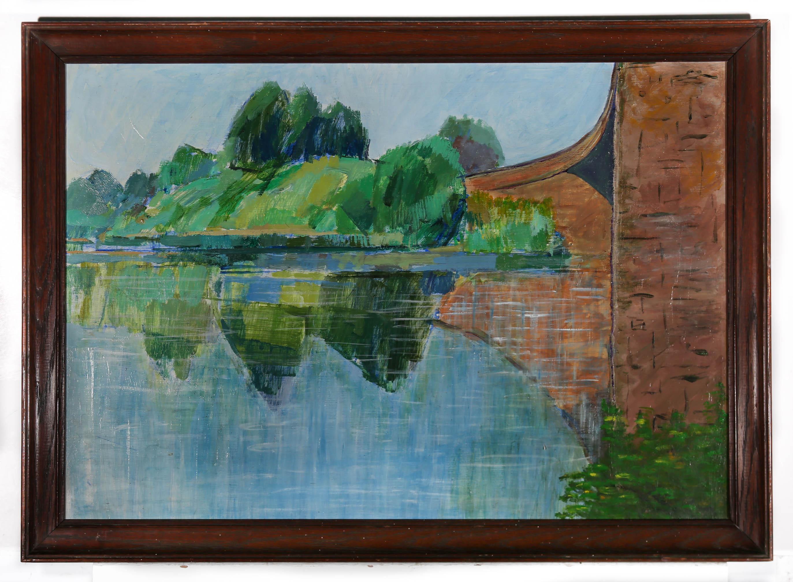 Jack Hellewell (1920-2000)  - 20th Century Acrylic, Boroughbridge, Yorkshire For Sale 2