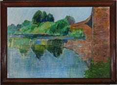 Jack Hellewell (1920-2000)  - Acrilico del XX secolo, Boroughbridge, Yorkshire