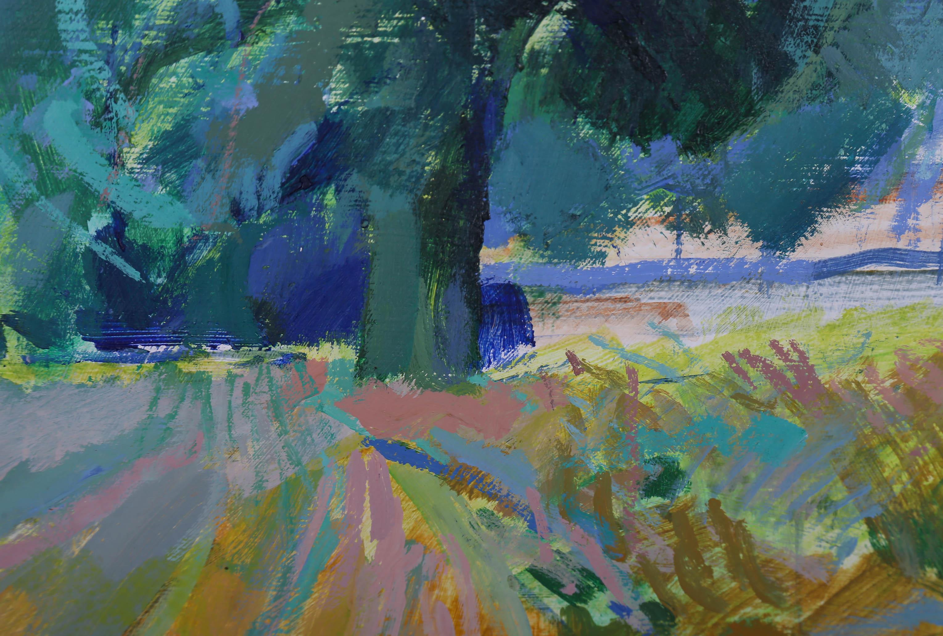 Jack Hellewell (1920-2000) - Mid 20th Century Acrylic, Yorkshire Woodland 3