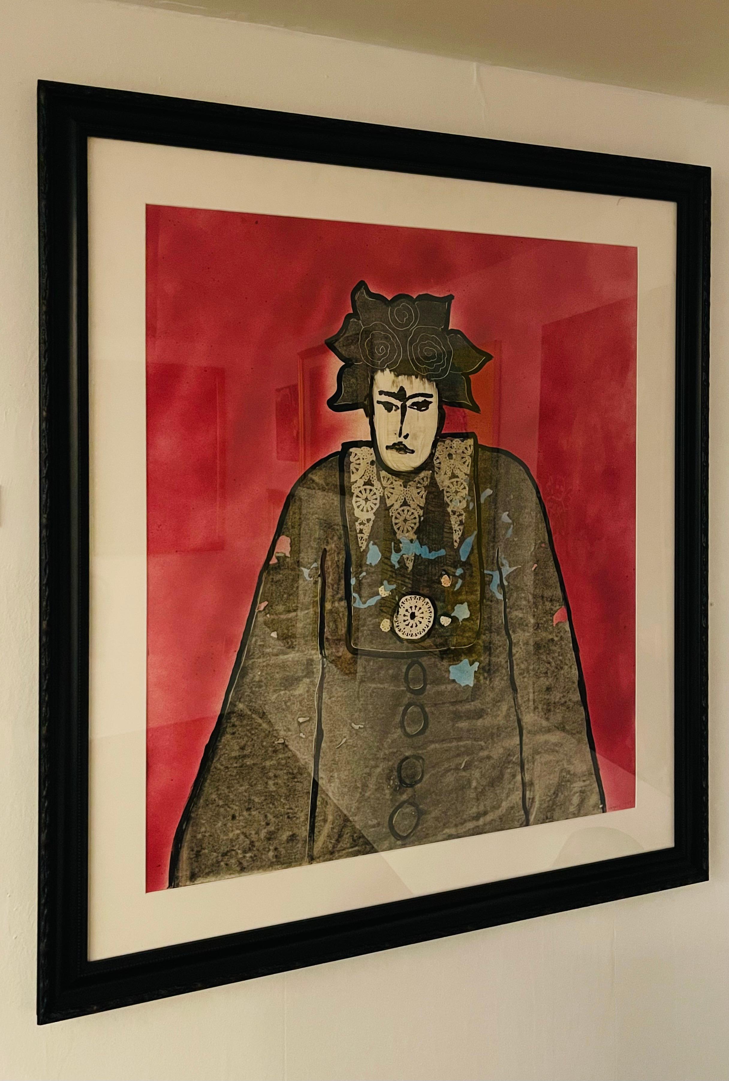 Portrait of Frida - Contemporary Mixed Media Art by Jack Hooper