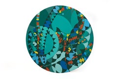Jack Justice Round Painting #4