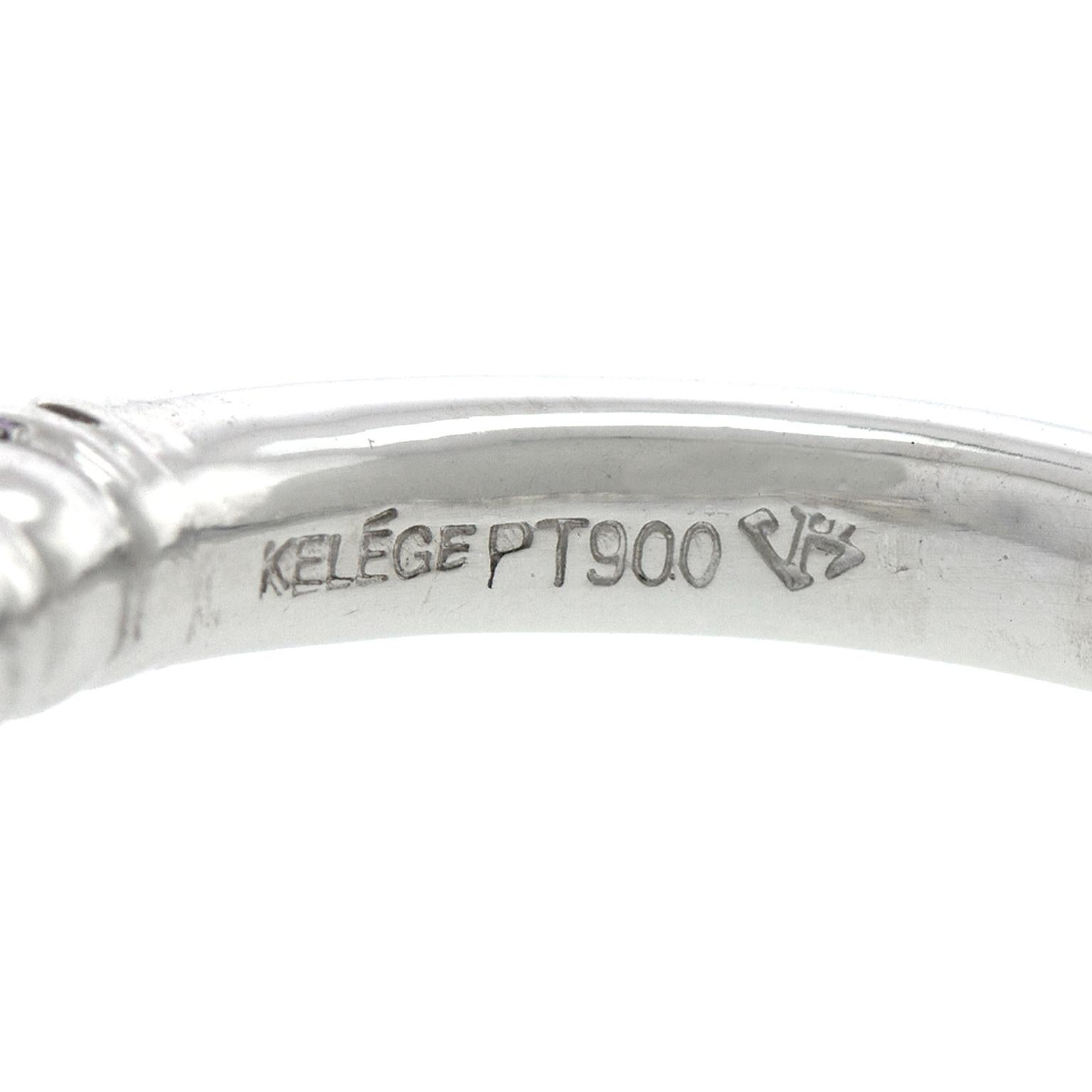 Women's or Men's Jack Kelege Diamond Engagement Ring For Sale