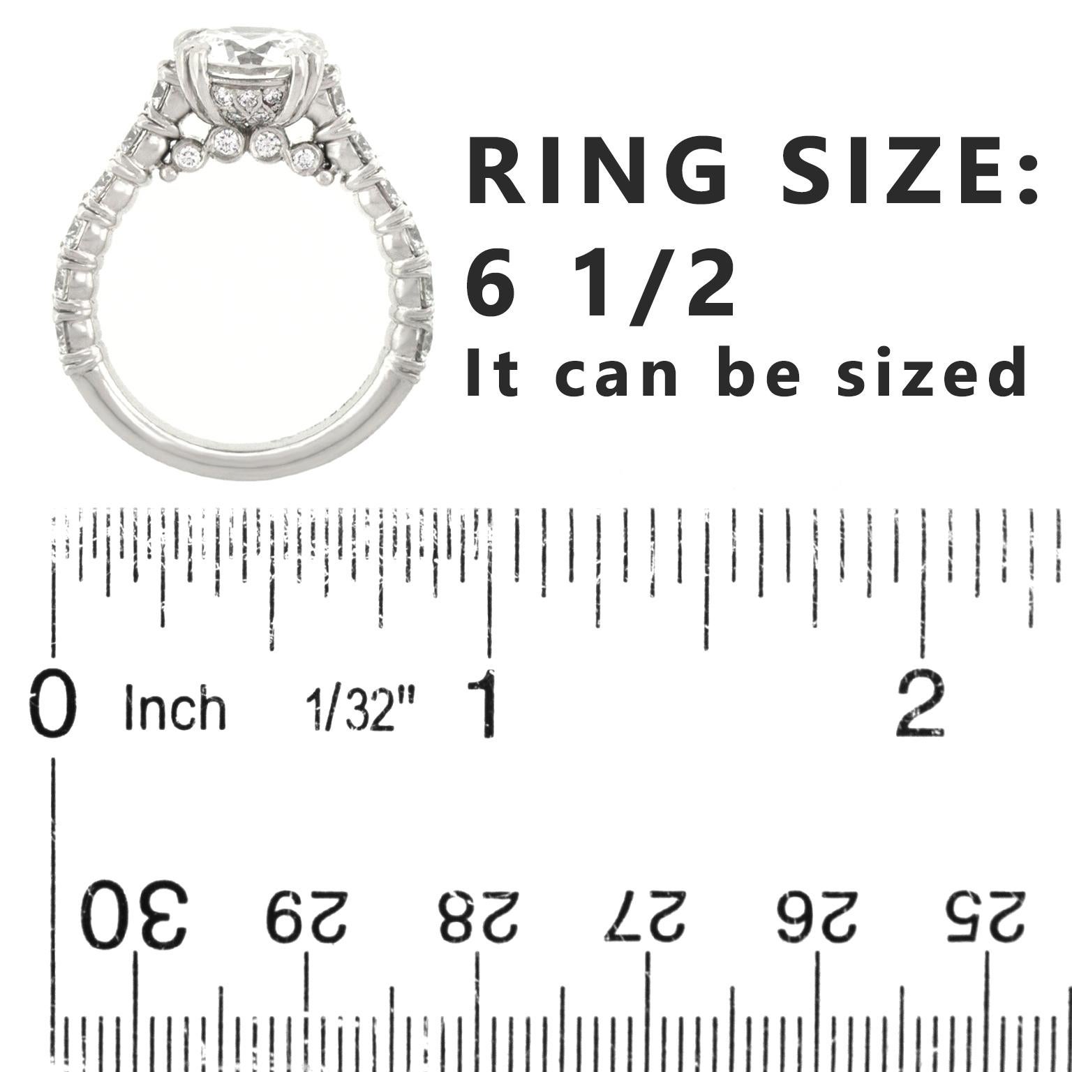Jack Kelege Diamond Engagement Ring For Sale 1