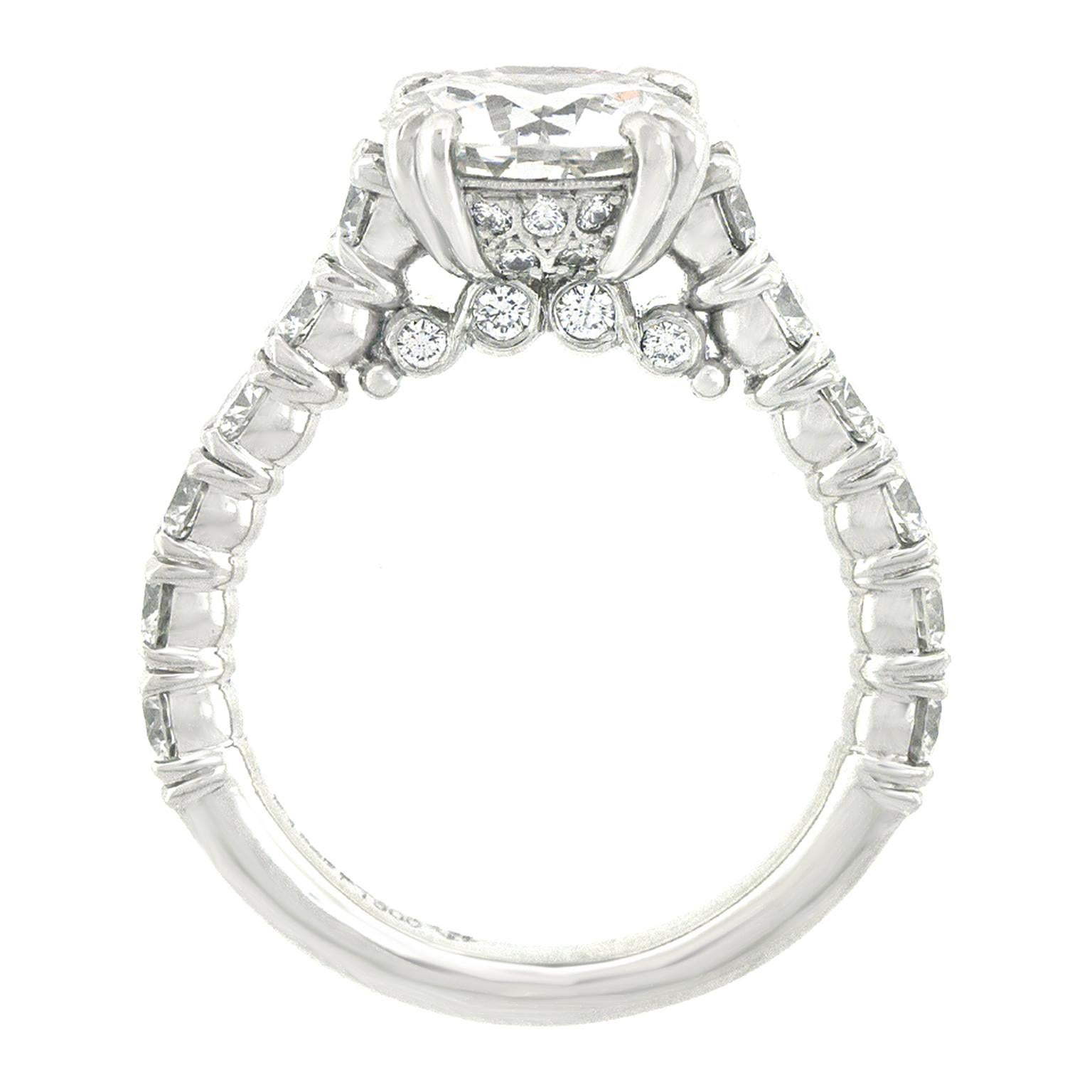 Jack Kelege Diamond Engagement Ring For Sale 4