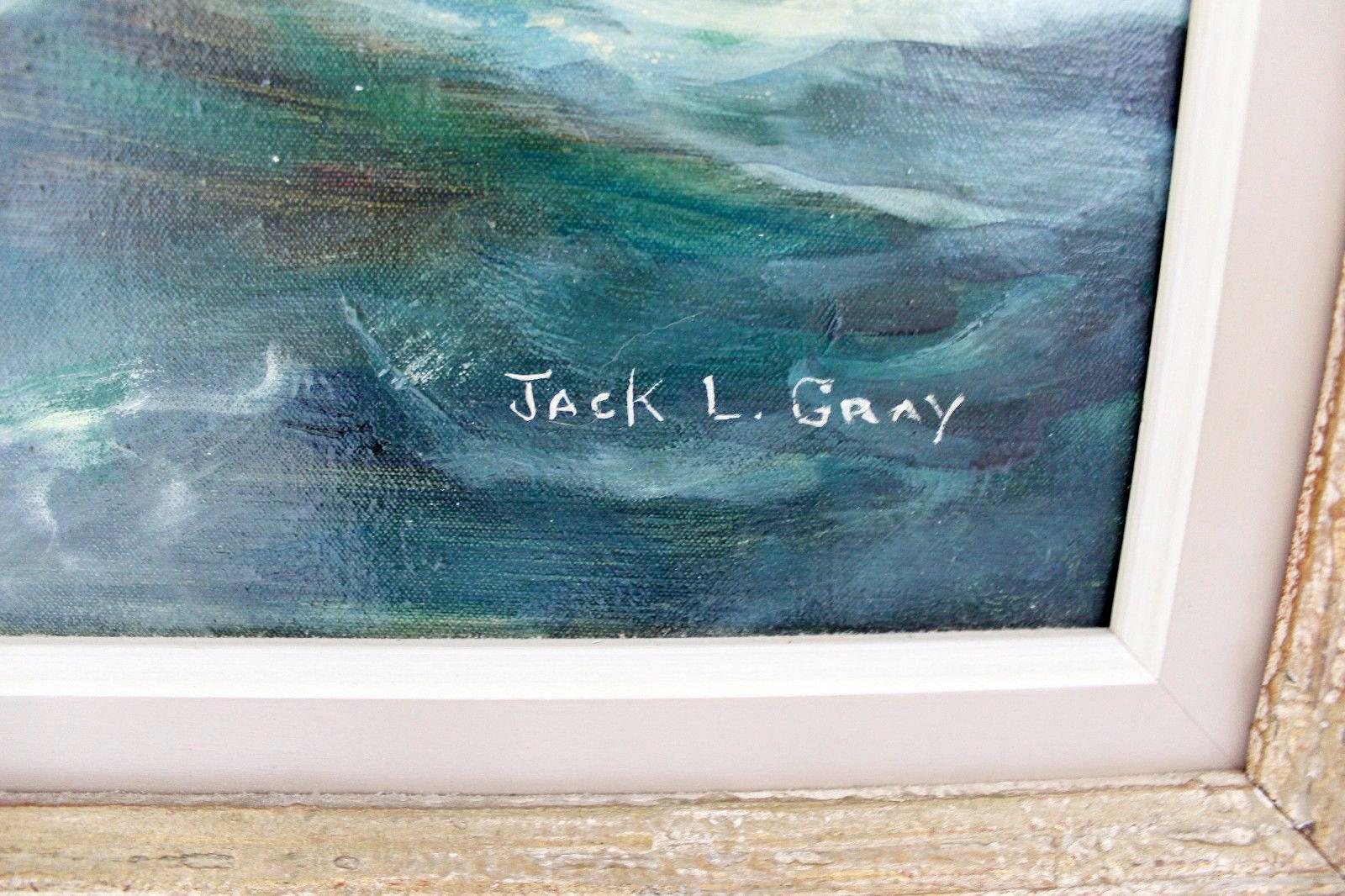 Jack Lorimer Gray, 1927-1981, was born in Halifax, Nova Scotia to Scottish parents. His talents as an artist were spotted by E. Wyly Grier while Gray was still a child. He attended the Nova Scotia College of Art for one year, but left to work on