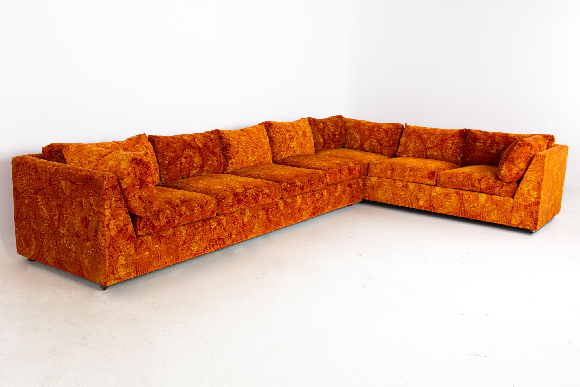 Jack Lenor Larsen Mid Century Sectional Sofa 3