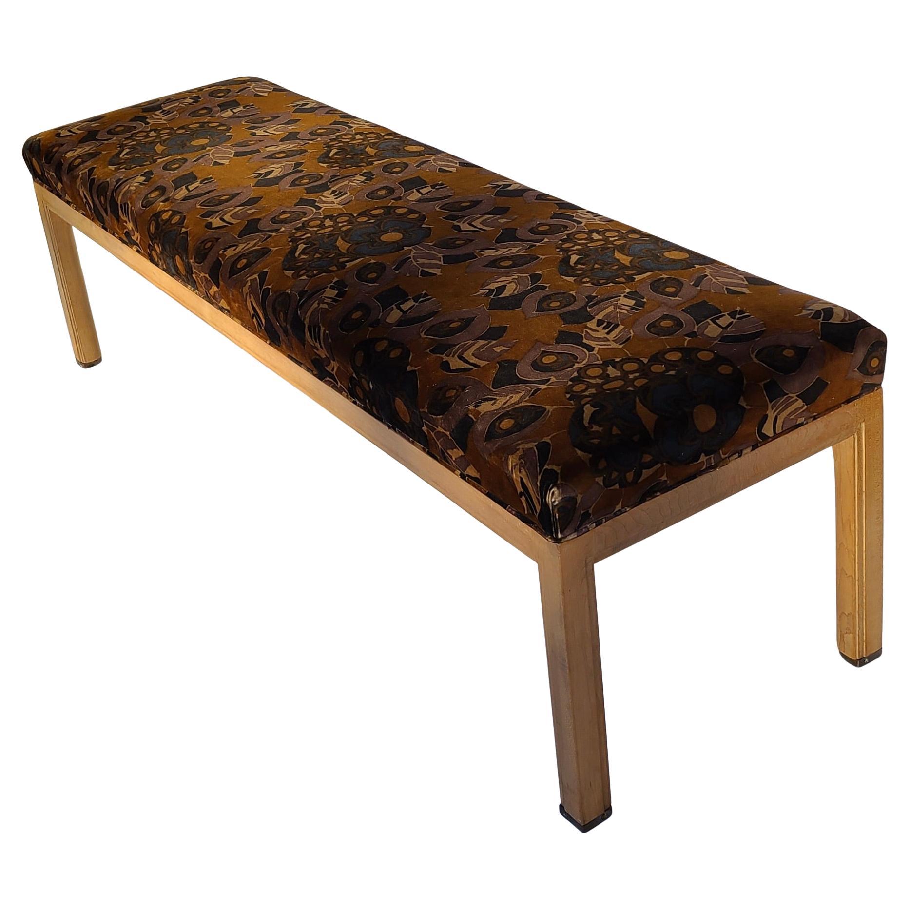 Jack Lenor Larsen Fabric Bench by Brower Grand Rapids For Sale 3