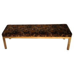 Banc en tissu Jack Lenor Larsen de Brower Grand Rapids