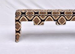 Jack Lenor Larsen Hollywood Regency Bench