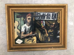 Jack Levine WW11 Painting