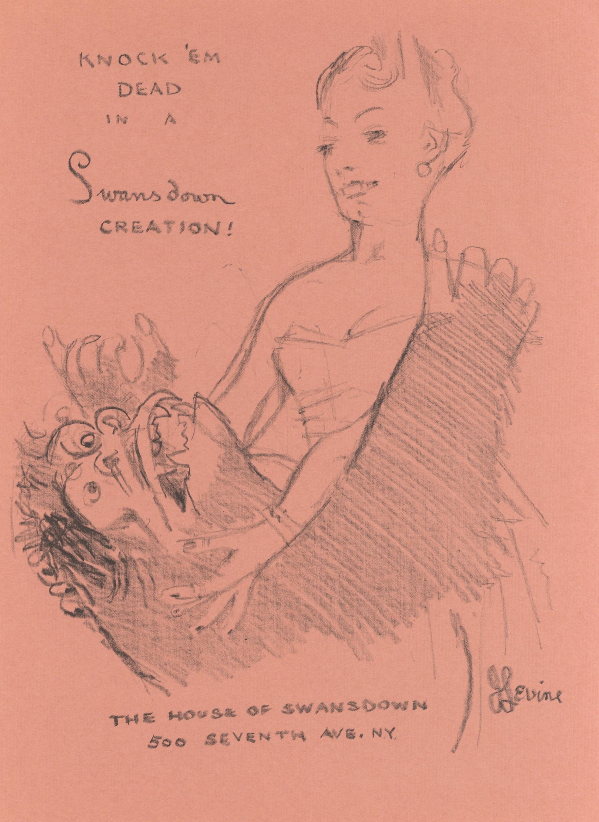 litografia originale - Print di Jack Levine