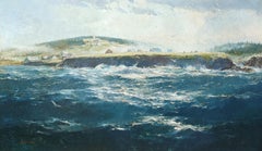"Nova Scotia Coast" Jack Lorimer Gray, Rough Waters, Atlantic Ocean, Blue Sea